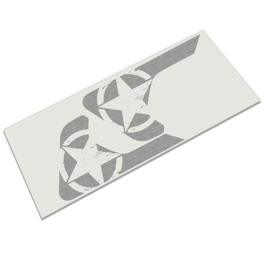 Distressed Alpha Romeo Freedom Star Fender Vent Vinyl Decal - Fits Jeep Wrangler JL/Jeep Gladiator JT 2018+