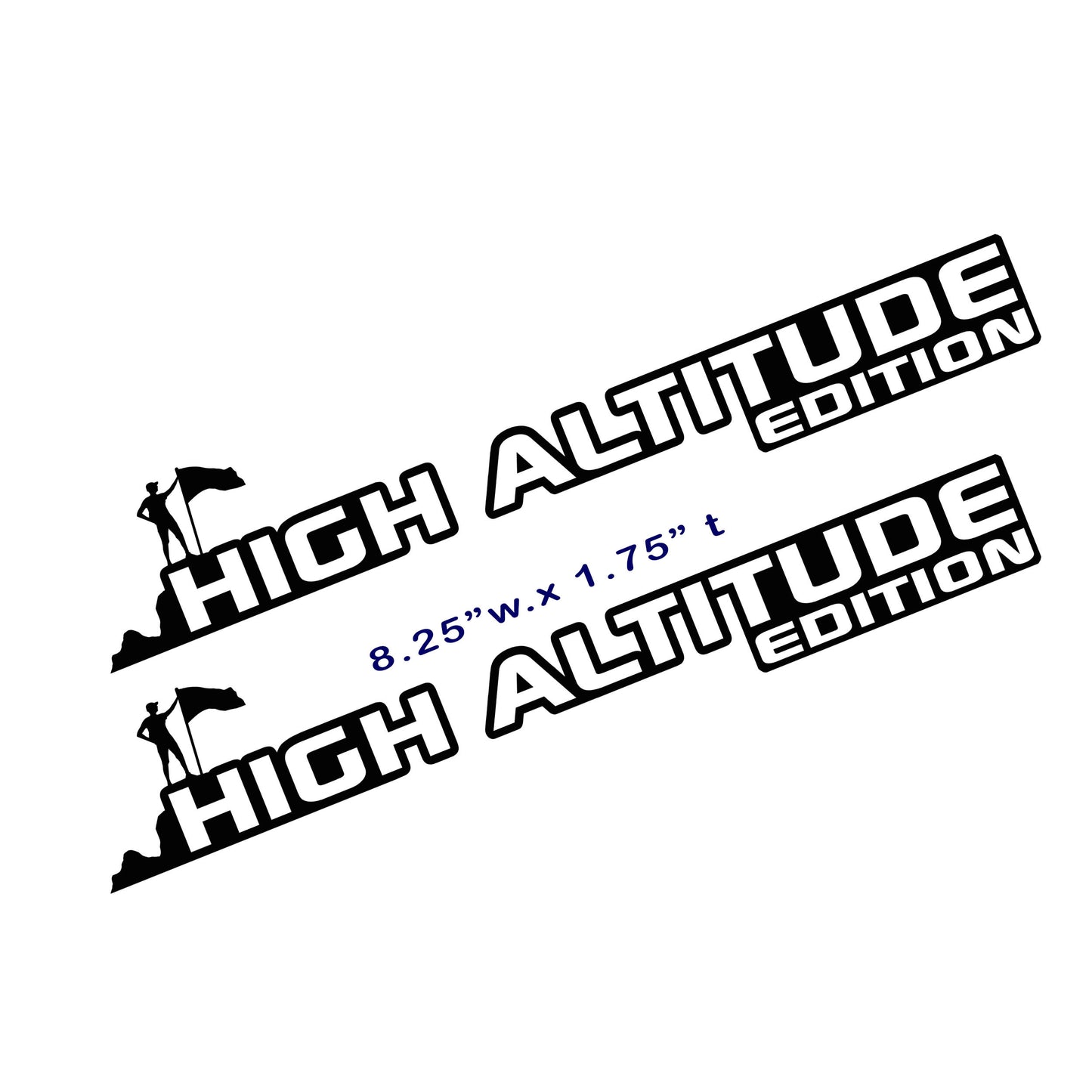 High Altitude Edition Decal (Pair) - Fender Decals For Wrangler/Gladiator JL/JT