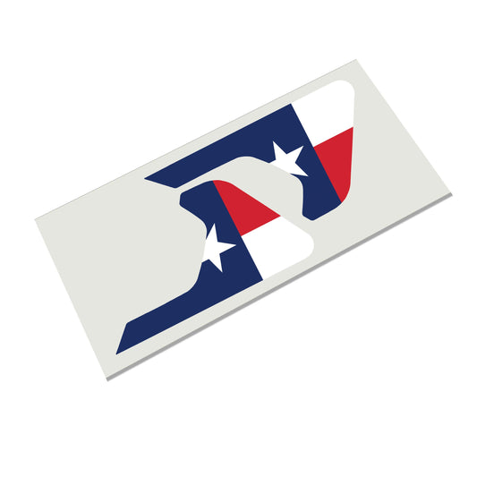 Texas Lone Star State Flag 2pc Vinyl Fender Decal - Fits Jeep Wrangler JL/Jeep Gladiator JT 2018+