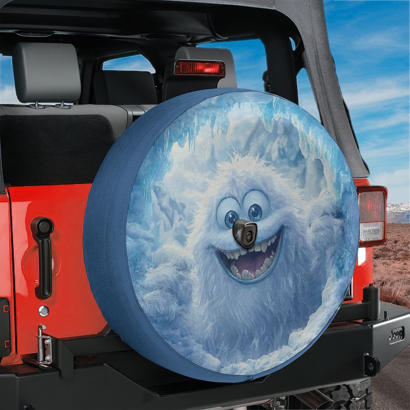 Yeti Peek-a-Boo Spare Tire Cover With Backup Camera Hole