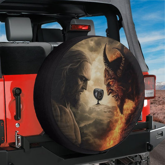 Heaven vs. Hell: The Ultimate Battle Spare Tire Cover With Backup Camera Hole