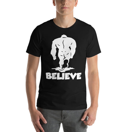 Bigfoot Believe Short-Sleeve Unisex T-Shirt